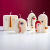 Bougies d'Art: Visages Abstraits