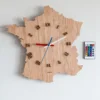 Horloge murale Carte de la France métropolitaine